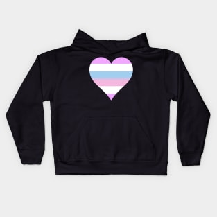 intersex pride heart Kids Hoodie